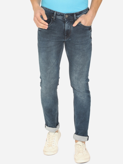 

JADE BLUE Men Blue Slim Fit Heavy Fade Stretchable Jeans