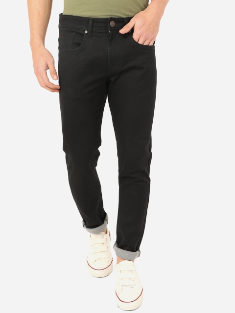 

JADE BLUE Men Black Slim Fit Stretchable Jeans