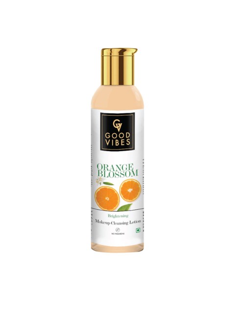 

Good Vibes Orange Blossom Brightening Makeup Cleansing Lotion - 120 ml, White