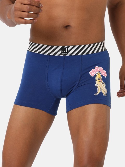 

RAD.MAD.BAD Men Printed Blue Trunk 8906142151001