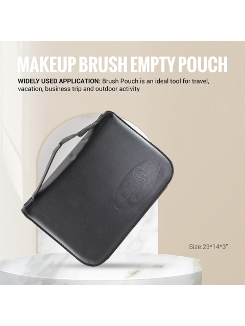 

london pride cosmetics Black Makeup Brush Empty Pouch