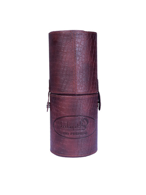 

london pride cosmetics Brown Cylinder Shaped Brush Holder - Big