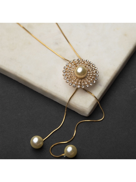 

Jewelz Gold-Toned & White Silver-Plated Chain