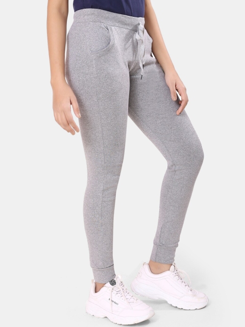 

ZRI Women Grey Solid Cotton Joggers