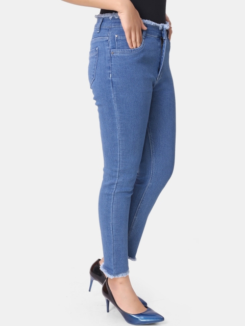 

ZRI Women Blue Skinny Fit High-Rise Stretchable Jeans