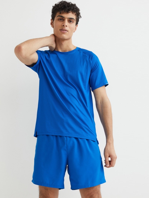 

H&M Men Blue Solid Fast-Drying Sports Shorts