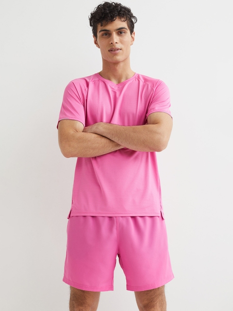 

H&M Men Pink Fast-drying Sports Shorts