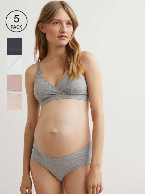 

H&M Women MAMA 5-pack Hipster Briefs, Multi