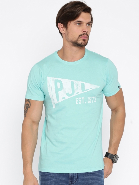 

Pepe Jeans Blue Printed Slim Fit T-Shirt