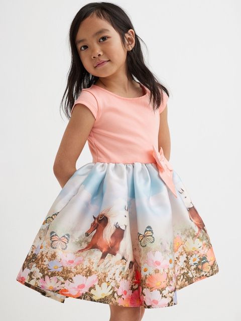 

H&M Pink Flared-Skirt Dress