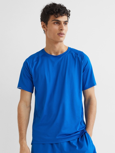 

H&M Men Blue Regular Fit Running Top