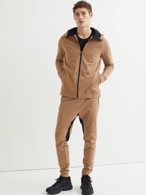 

H&M Men Beige Slim Fit Sports joggers