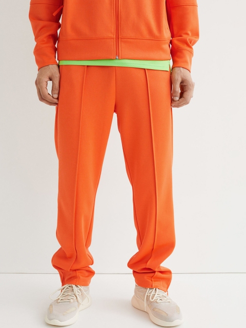 

H&M Men Orange Regular Fit Track pants
