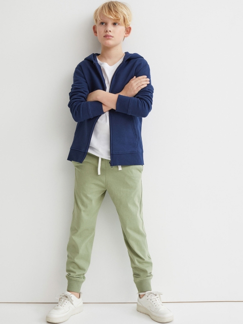 

H&M Green Cotton Jersey Joggers