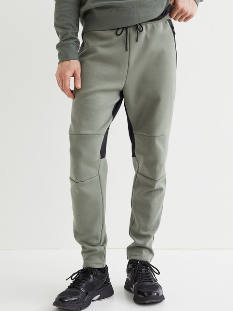 

H&M Men Sage Green Sports Joggers