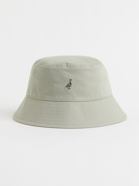 

H&M Men Pastel Green Cotton Bucket Hat