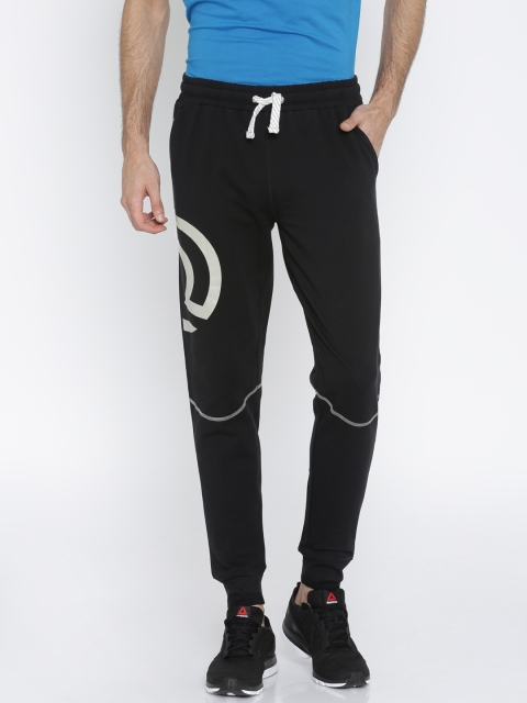 

REVO Black Slim Fit Jogger Training Joggers
