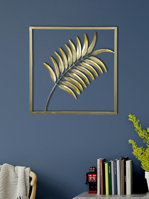 

Aapno Rajasthan Gold-Toned Palm Wall Decor