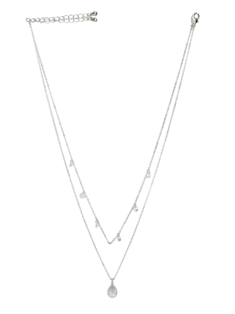 

FOREVER 21 Silver-Toned Layered Chain