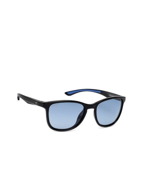 

Tommy Hilfiger Unisex Blue Lens Square Sunglasses with UV Protected Lens - 856 C2 S