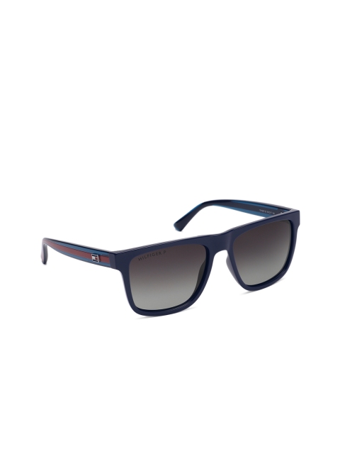 

Tommy Hilfiger Men Grey Lens & Blue Wayfarer Sunglasses Tommy Hilfiger 1527 C2 S