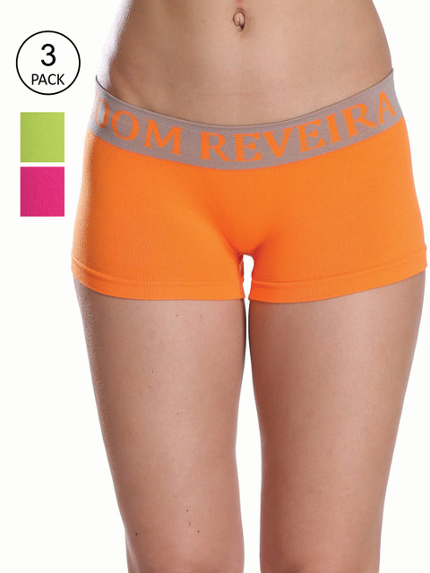 

Reveira Women Pack Of 3 Assorted Boy Shorts