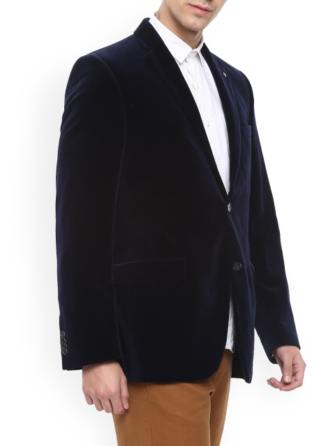 

LAGERFELD Men Black Longline Tailored Jacket