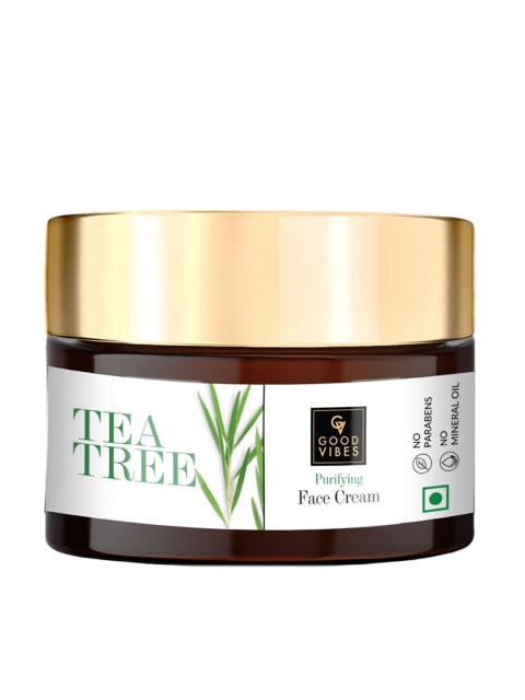 

Good Vibes Tea Tree Purifying Face Cream - 50 g, White