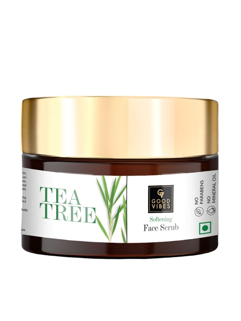 

Good Vibes Tea Tree Softening Face Scrub - 50 g, White