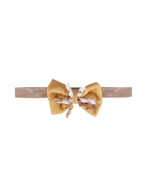 

Aye Candy Girls Brown Velvet Bow Headband