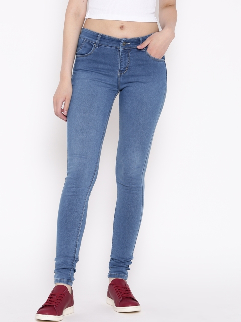 

Devis Women Blue Slim Fit Mid-Rise Clean Look Jeans