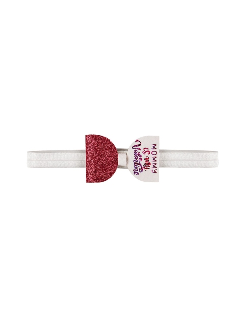 

Aye Candy Girls Pink & White Embellished Headband