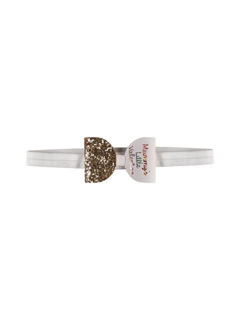 

Aye Candy Girls Gold-Toned Embellished Mummy's Little Valentine Bow Chill Wrap Headband