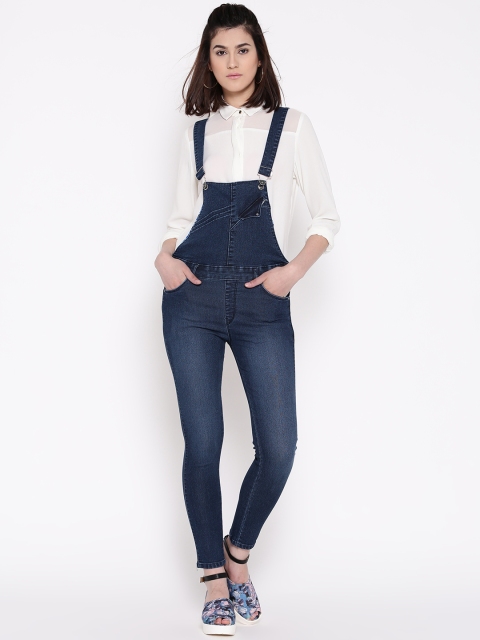 

Devis Blue Washed Denim Dungarees