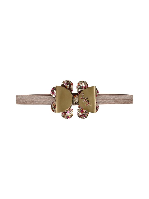 

Aye Candy Girls Gold Embellished Bow Chill Wrap Headband