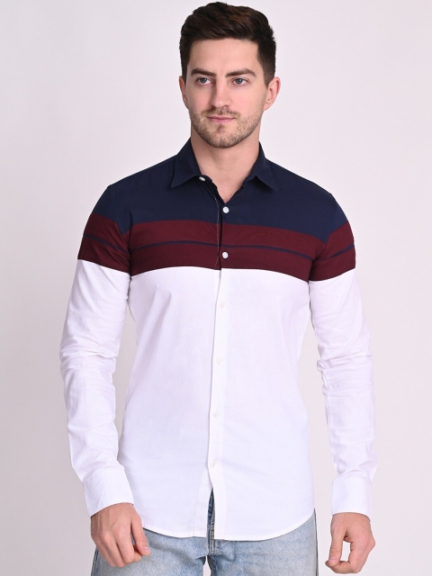 

STROP Men Multicoloured Colourblocked Relaxed Casual Shirt, Multi