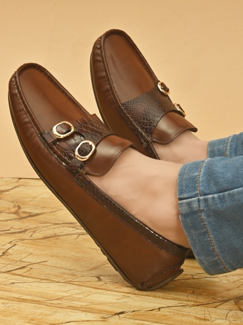

San Frissco Men Brown Faux Leather Casual Loafer