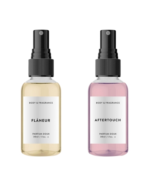

B&F Set of Aftertouch & Flaneur Parfum Doux Body Spray - 30 ml Each, Pink