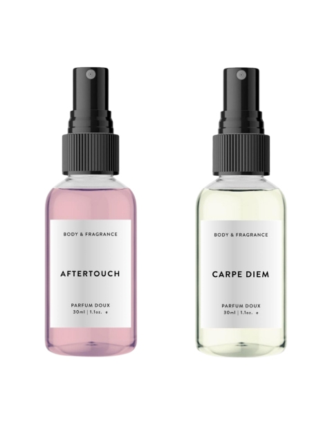 

B&F Set of Aftertouch & Carpe Diem Parfum Doux Body Spray - 30 ml Each, Pink