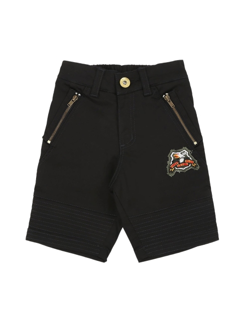 

Actuel Boys Black Cotton Shorts