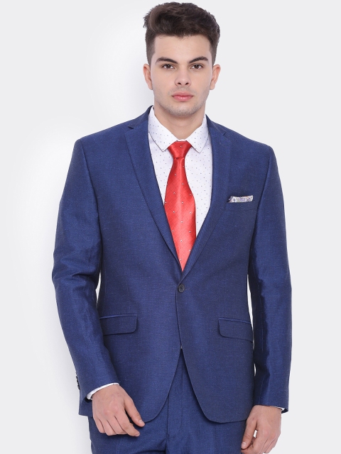

SUITLTD Blue Slim Fit Single-Breasted Blazer