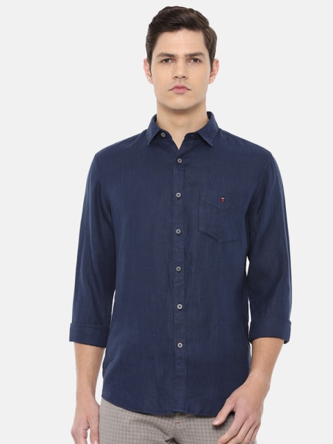 

Louis Philippe Sport Men Navy Blue Slim Fit Casual Shirt