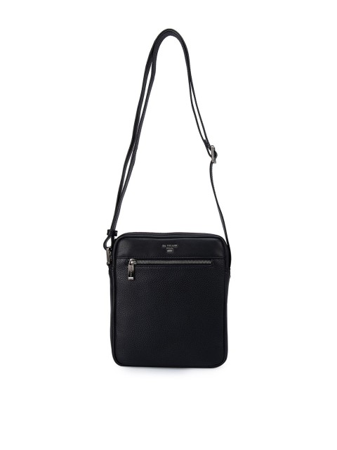 

Da Milano Men Black Messenger Bag