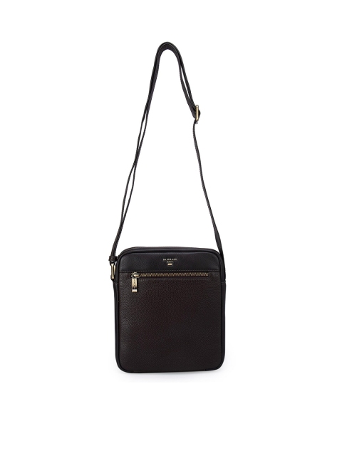 

Da Milano Men Brown Solid Messenger Bag