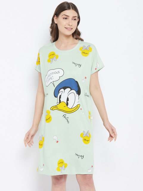 

Camey Green Printed Nightdress