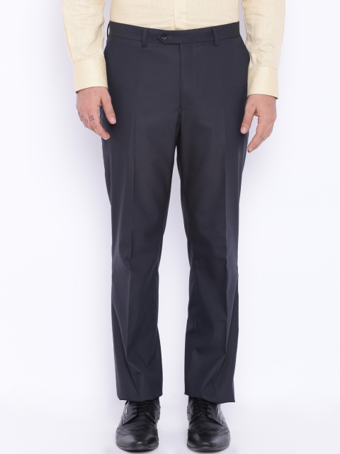 

SUITLTD Grey Striped Slim Fit Formal Trousers