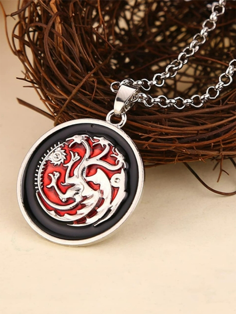 

EL REGALO Unisex Red & Black Chain