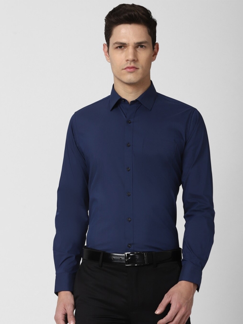 

Van Heusen Men Navy Blue Slim Fit Formal Shirt