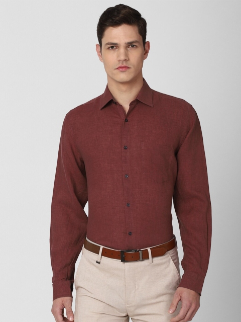 

Van Heusen Men Maroon Formal Shirt
