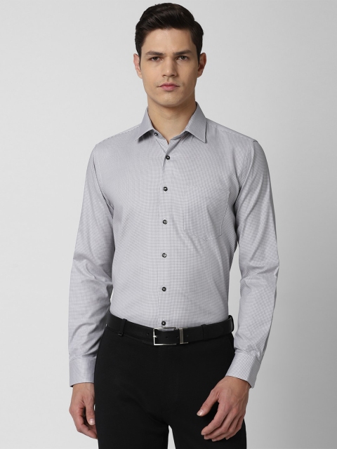 

Van Heusen Men Grey Slim Fit Formal Shirt